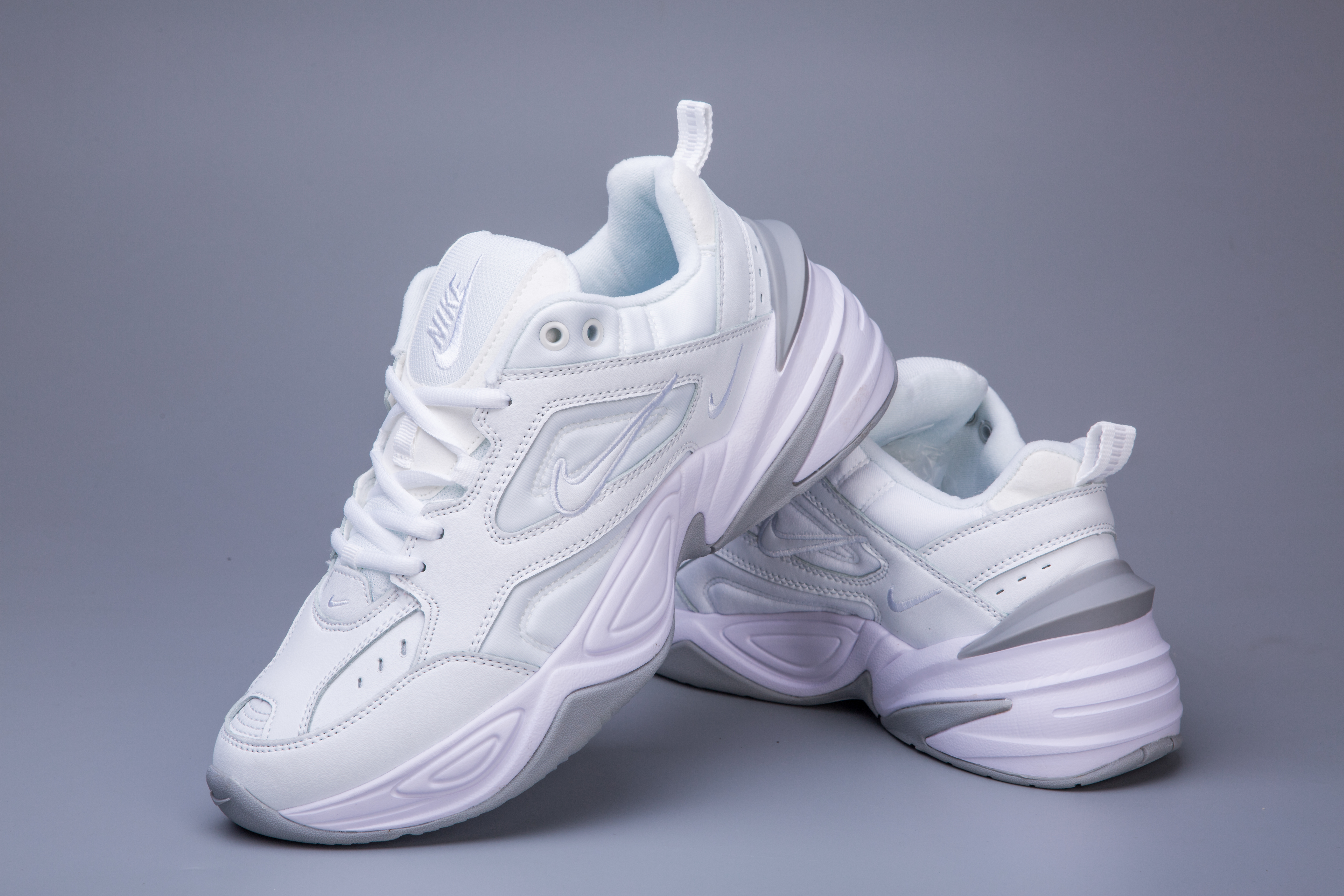 Nike Air M2K Tekno All White Grey For Women